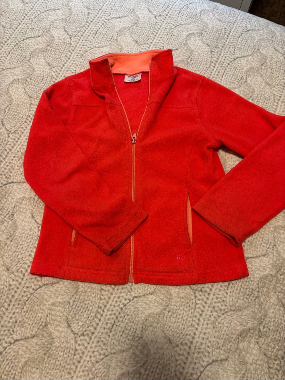 Danskin Bright Coral Fleece Jacket